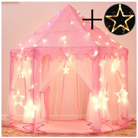 Princess Castle Tent for Girls Fairy Play Tents